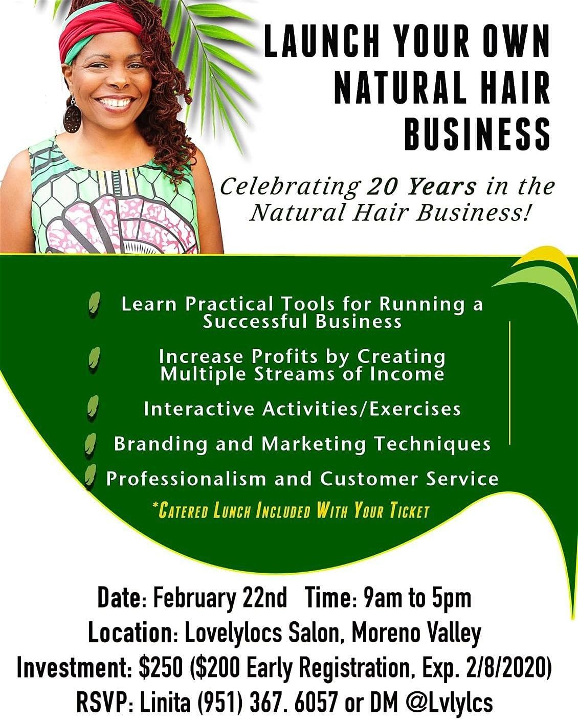 Launch Your Natural Hair Business At Lovelylocs Salon Moreno Valley