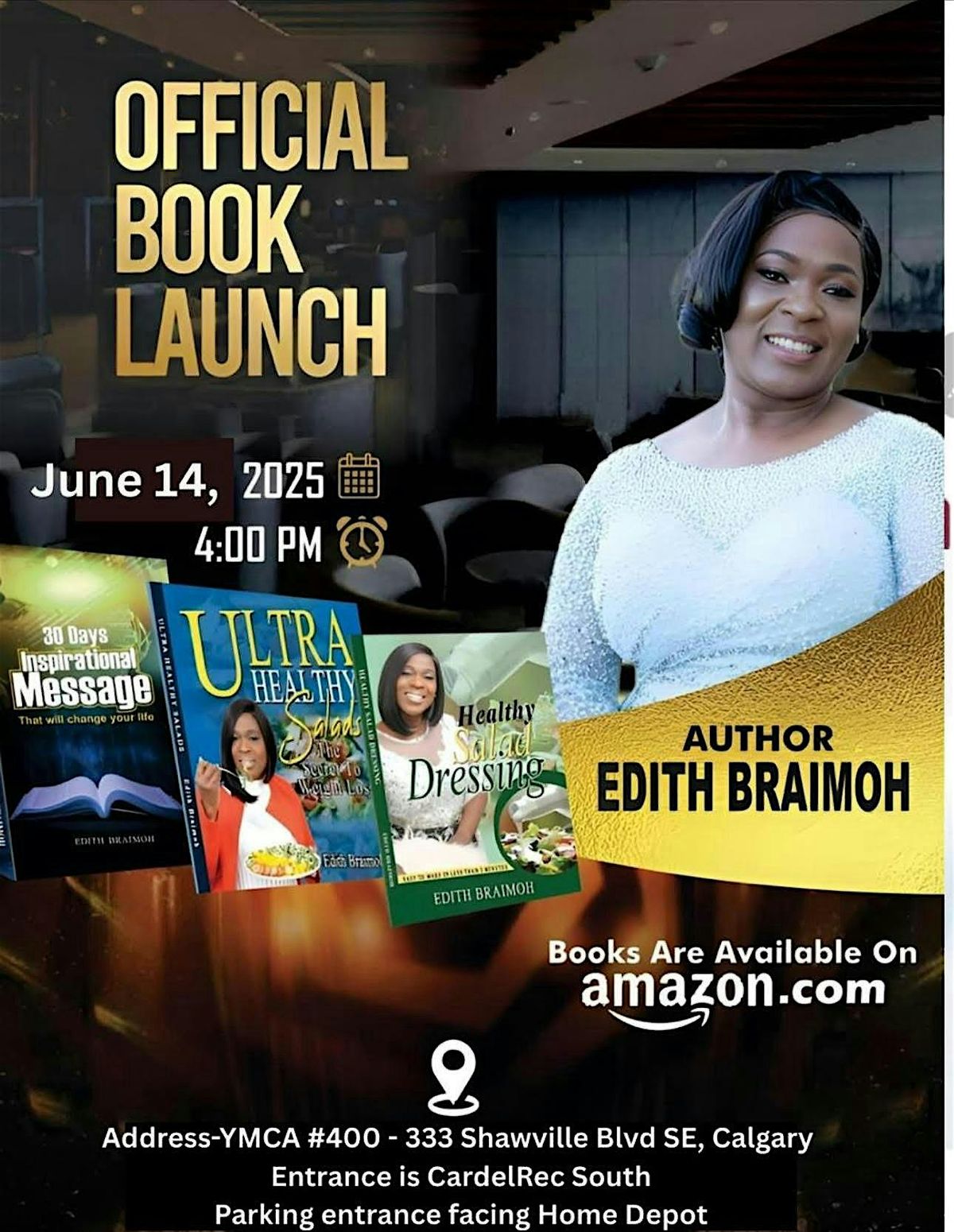 Book Launch, 14 June | Event in Calgary | AllEvents