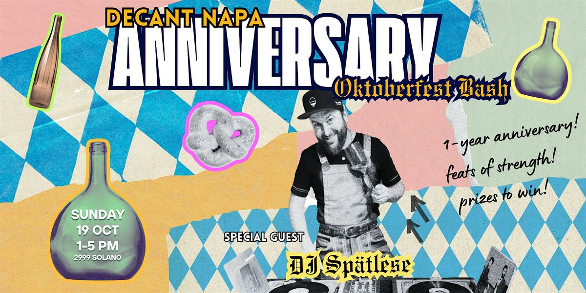 OKTOBERFEST and 1-Year Anniversary Bash!, 19 October | Event in Napa | AllEvents