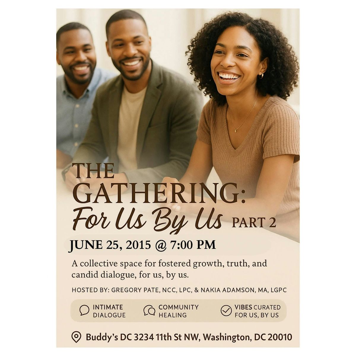 The Gathering: For Us By US, Part II, 25 June | Event in Washington | AllEvents