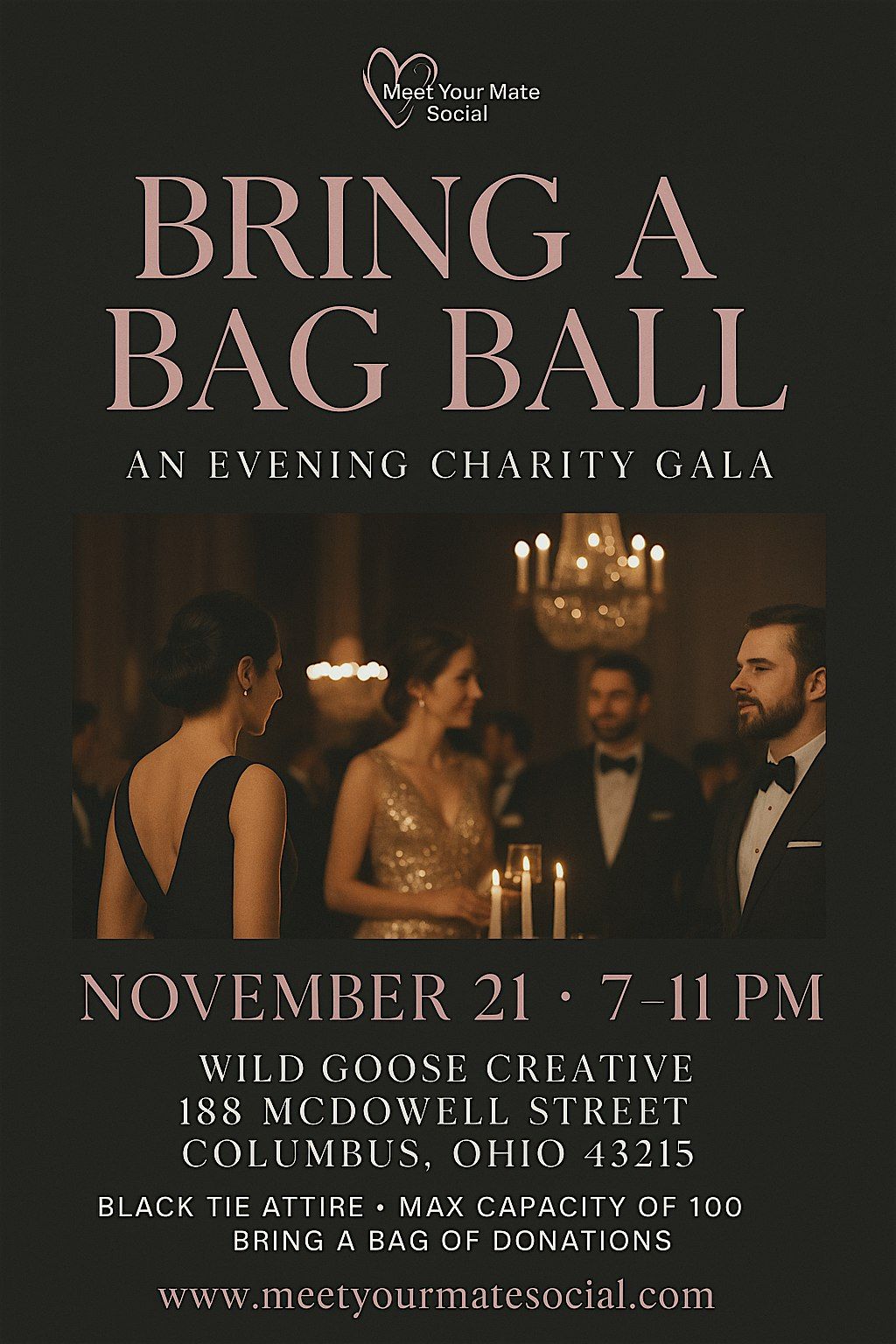 Bring A Bag Ball - An Evening Charity Gala - New Date December 20, 2025, 20 December | Event in Columbus | AllEvents