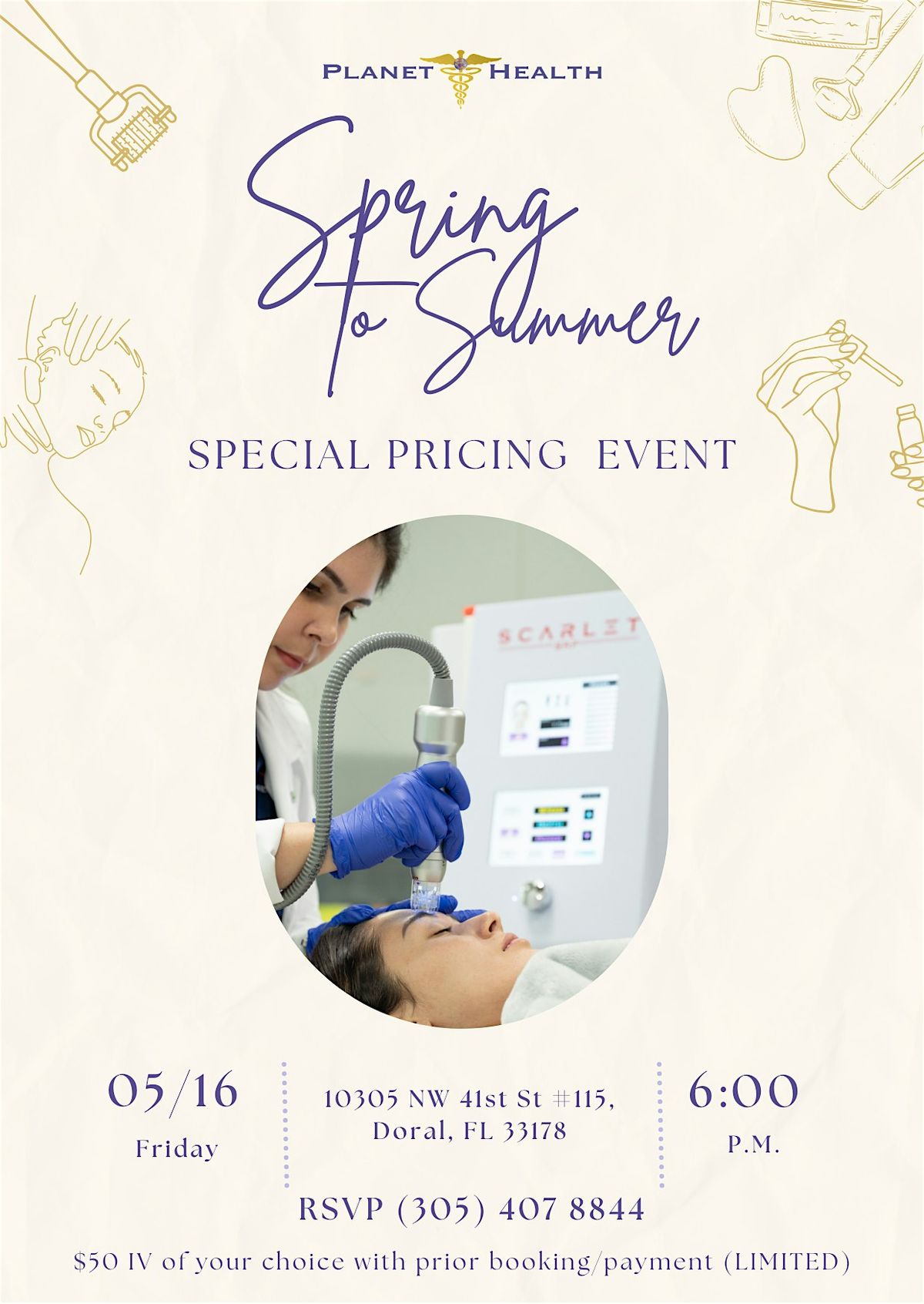The Glow-Up Gathering: Spa Specials + Sips, 16 May | Event in Doral | AllEvents