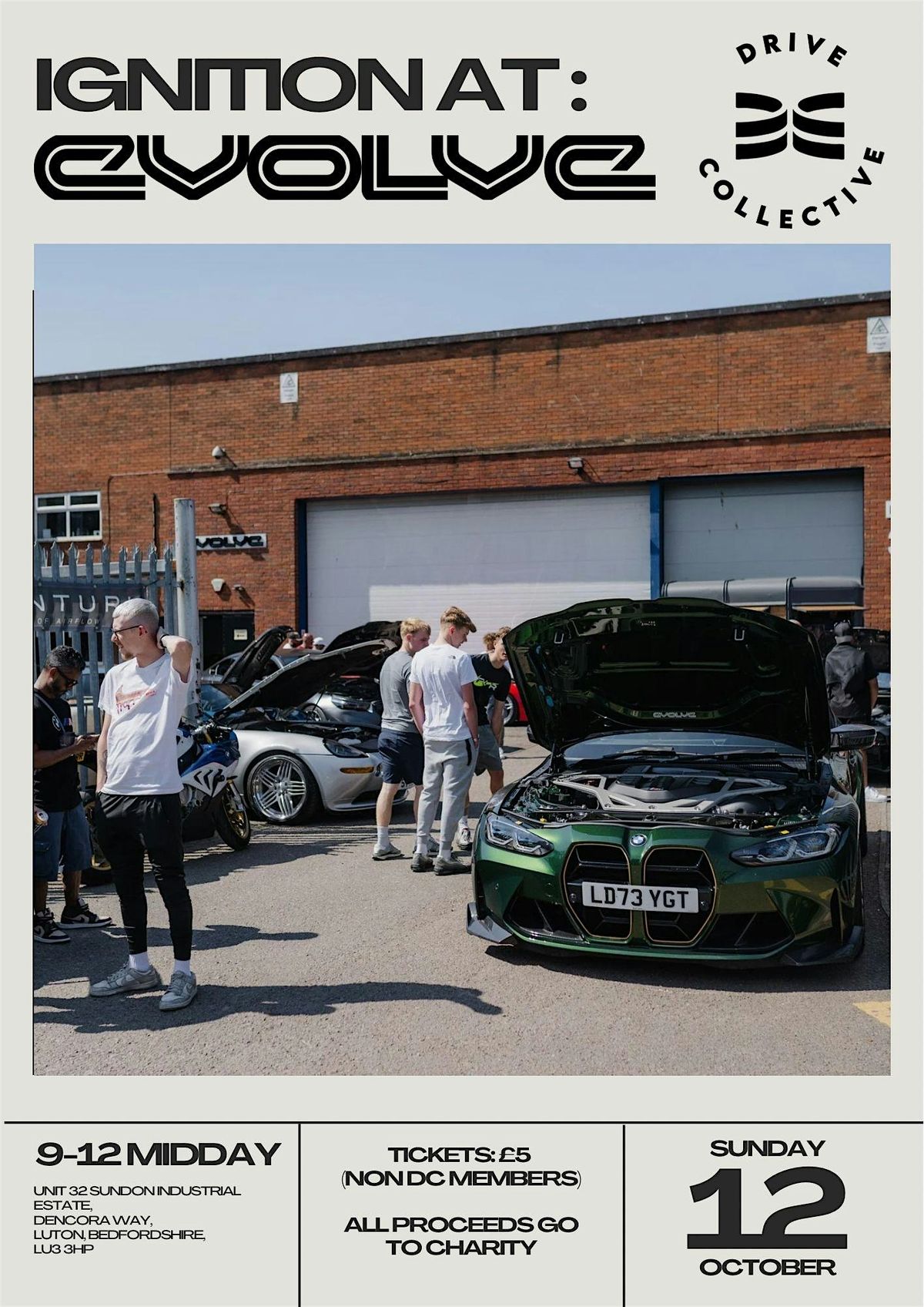 Drive Collective - Ignition @ Evolve Automotive, 12 October | Event in Luton | AllEvents
