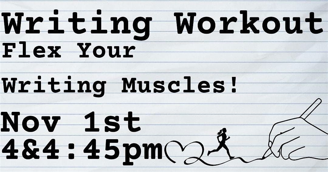 Writing Workout 4:45pm (Adult Program), 1 November | Event in Austin | AllEvents
