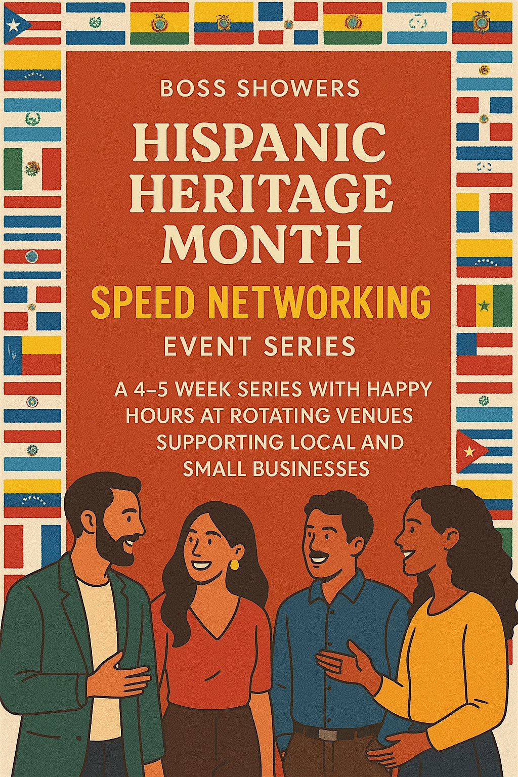 Hispanic Heritage Month Speed Networking Happy Hour Series, 14 October | Event in The Bronx | AllEvents