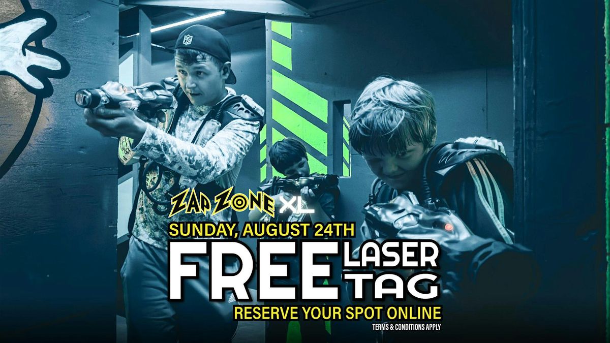 Free Laser Tag | Zap Zone XL, 24 August | Event in Lansing | AllEvents