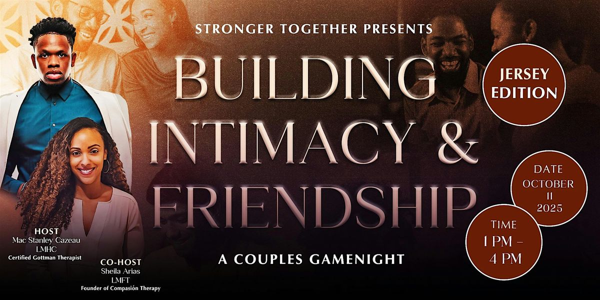 Building Intimacy & Friendship- The Couples Gamenight, 11 October | Event in Jersey City | AllEvents