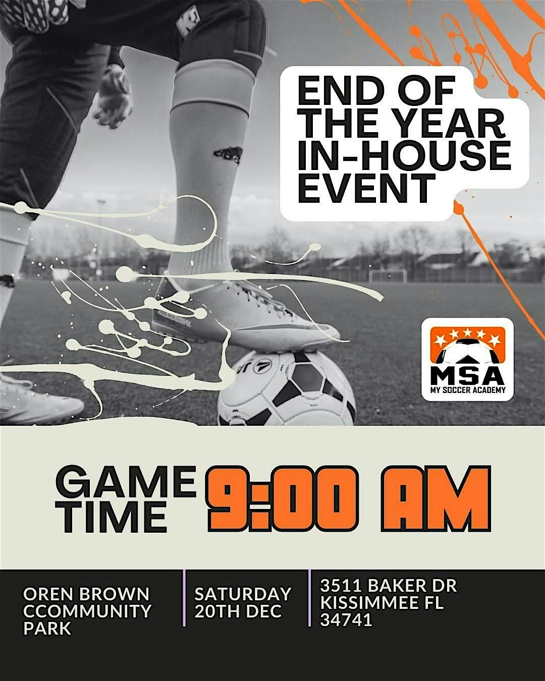 End of the year In-House soccer event, 20 December | Event in Kissimmee | AllEvents