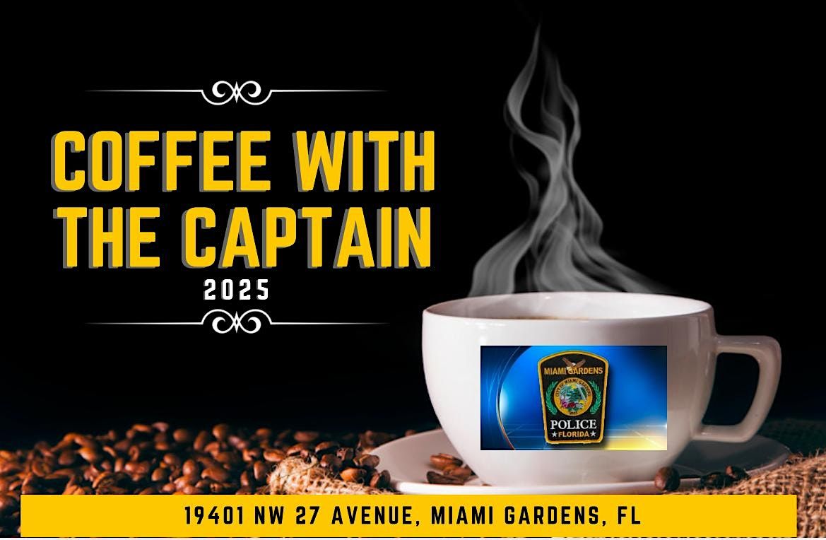 Coffee with Captain Joseph, 29 October | Event in Miami Gardens | AllEvents