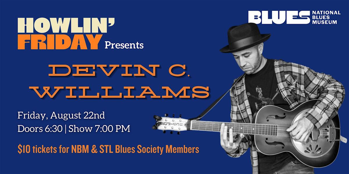 Howlin Friday: Devin C. Williams, 22 August | Event in St. Louis | AllEvents