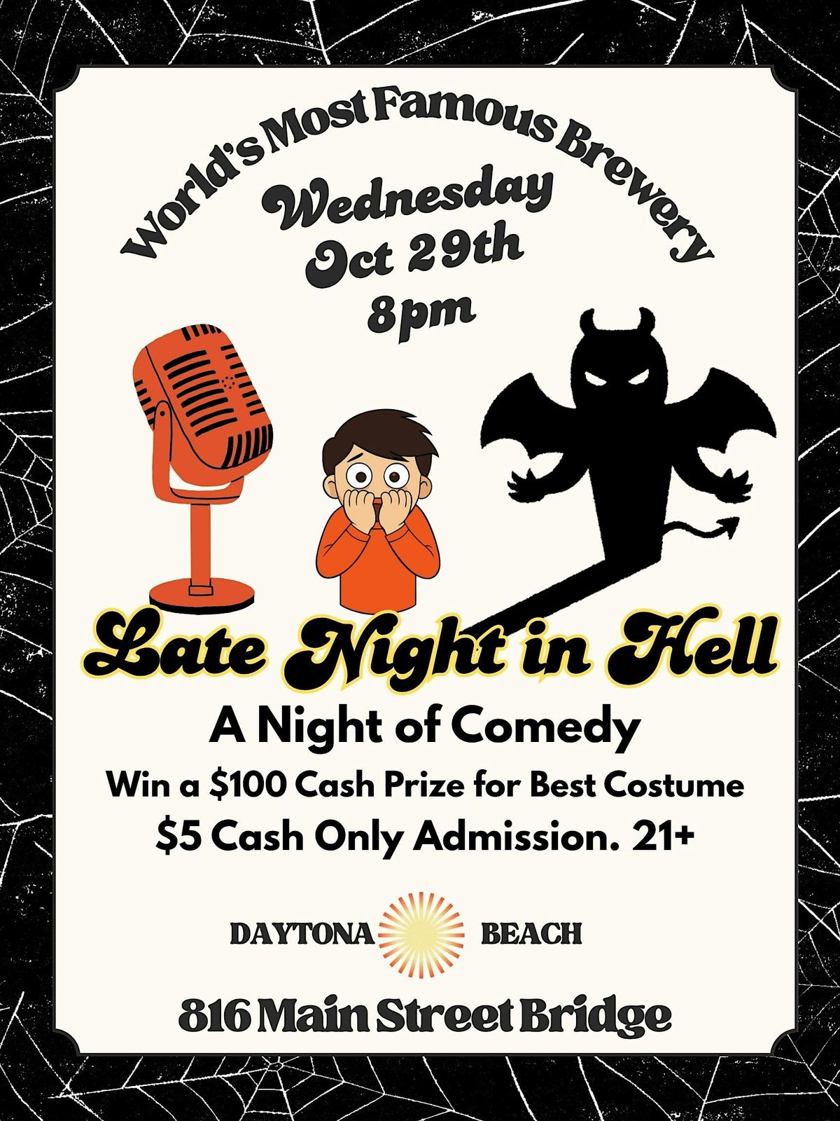 Late Night in Hell -  A Night of Laughter, 29 October | Event in Daytona Beach | AllEvents