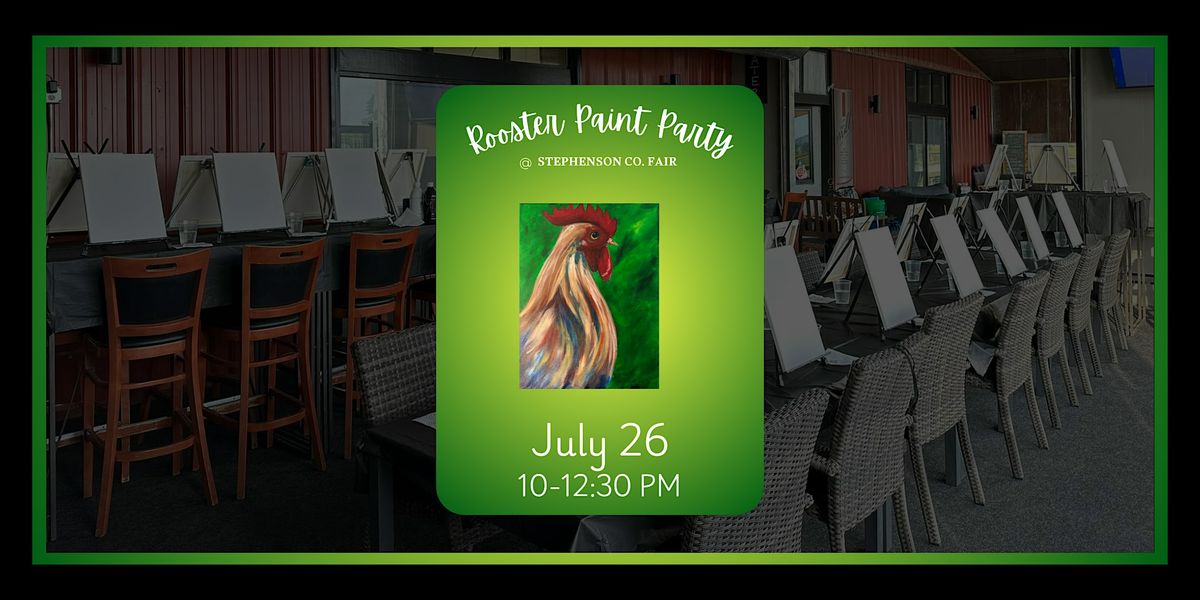 Rooster Paint Party, 26 July | Event in Freeport | AllEvents