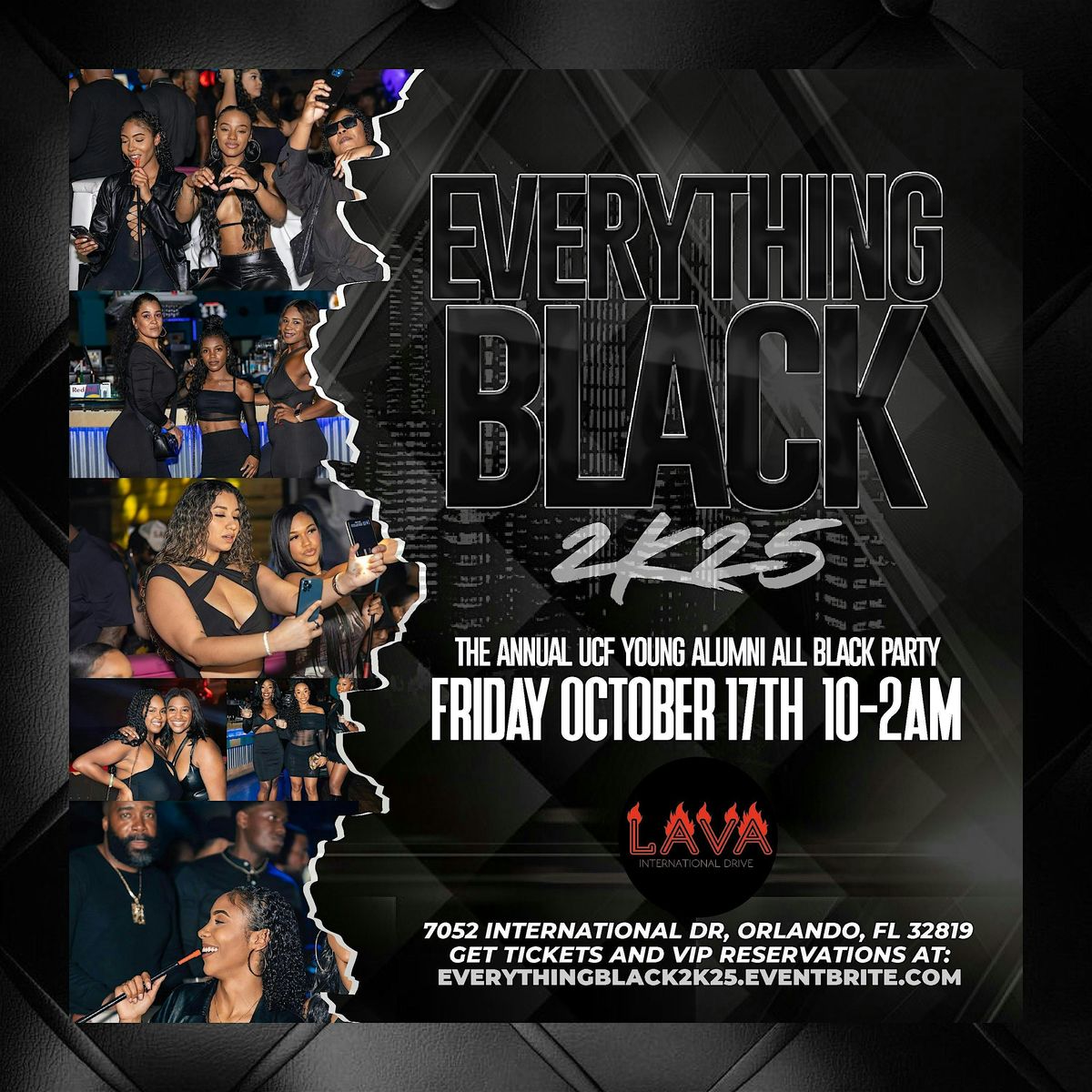 EVERYTHING BLACK 2K25 AT LAVA, 17 October | Event in Orlando | AllEvents