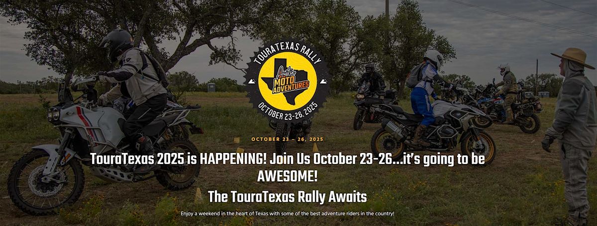 2025 TouraTexas Rally at Austin Moto ADVentures, 23 October | Event in Burnet | AllEvents