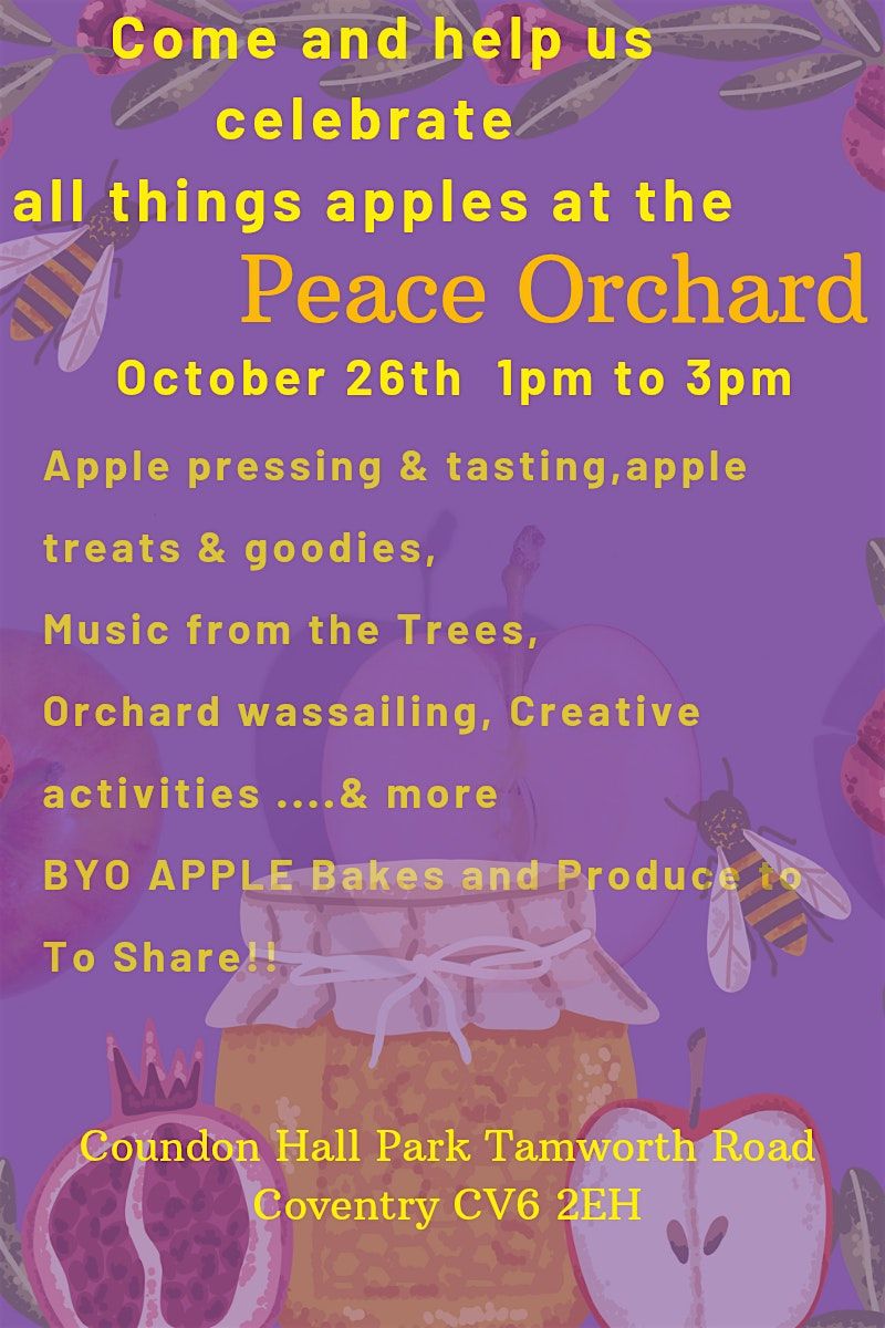 Apple Fest at the Peace Orchard, 26 October | Event in Coventry | AllEvents