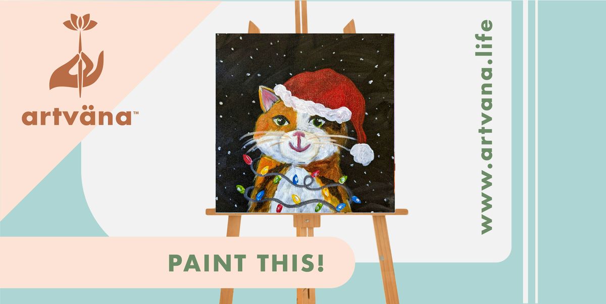 Holiday Paint and Sip Art Class at The Redd Dog Tacoma by Artvana December, 14 December | Event in Tacoma