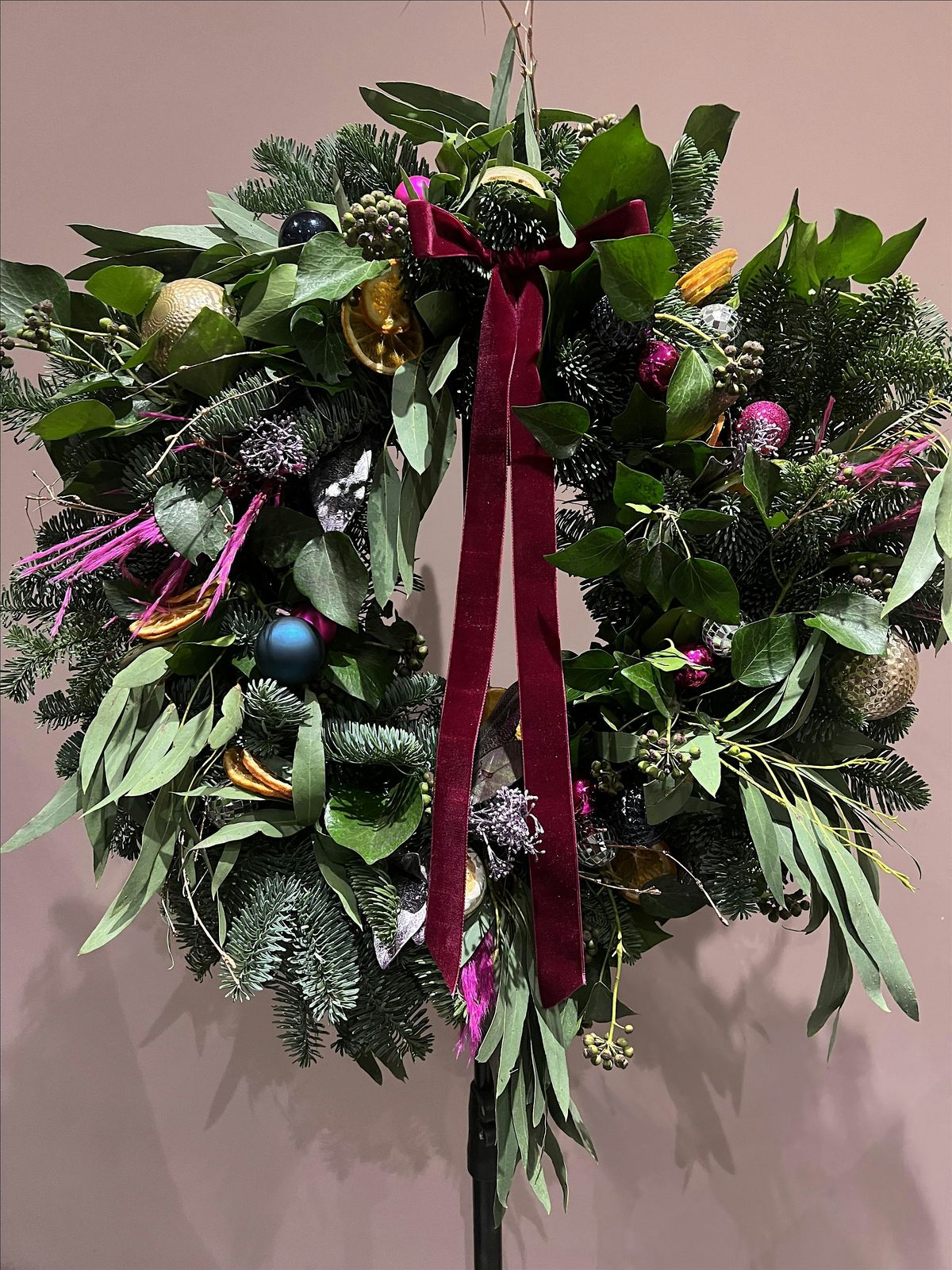 Christmas Wreath Workshop with BLOSSOM & BLOOM 2.30pm - 4.30pm, 22 November | Event in Upper Battlefield
