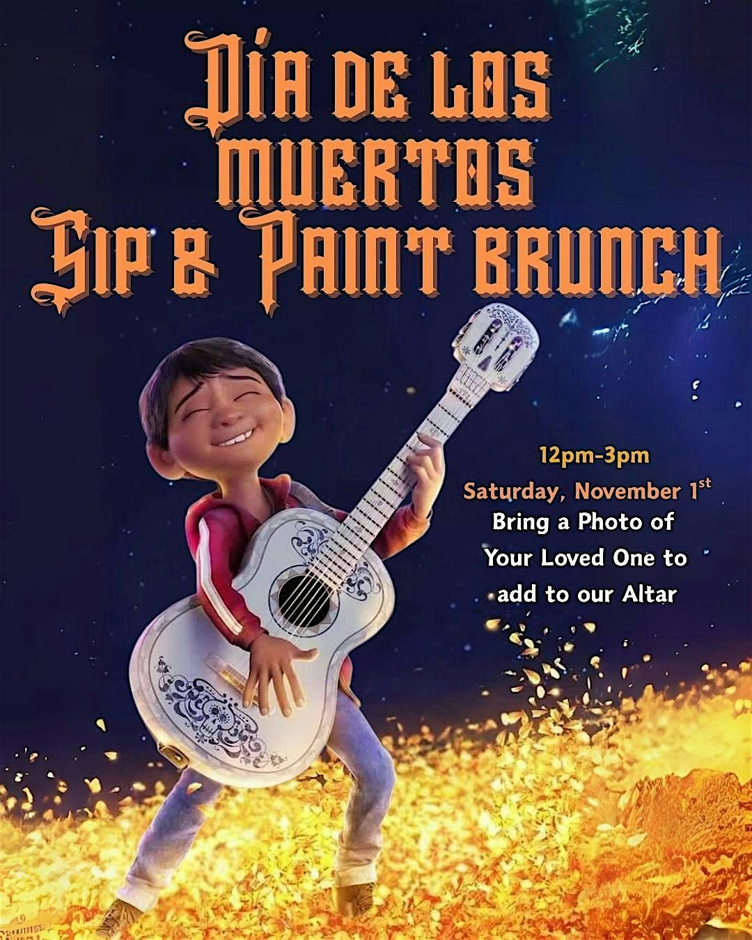 Dia De Los Muertos Sip & Paint Brunch, 1 November | Event in Fullerton | AllEvents