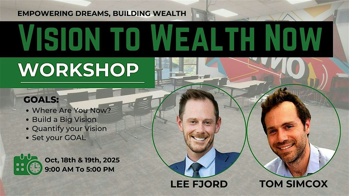 Vision To Wealth Now - Workshop, 18 October | Event in St. Louis | AllEvents