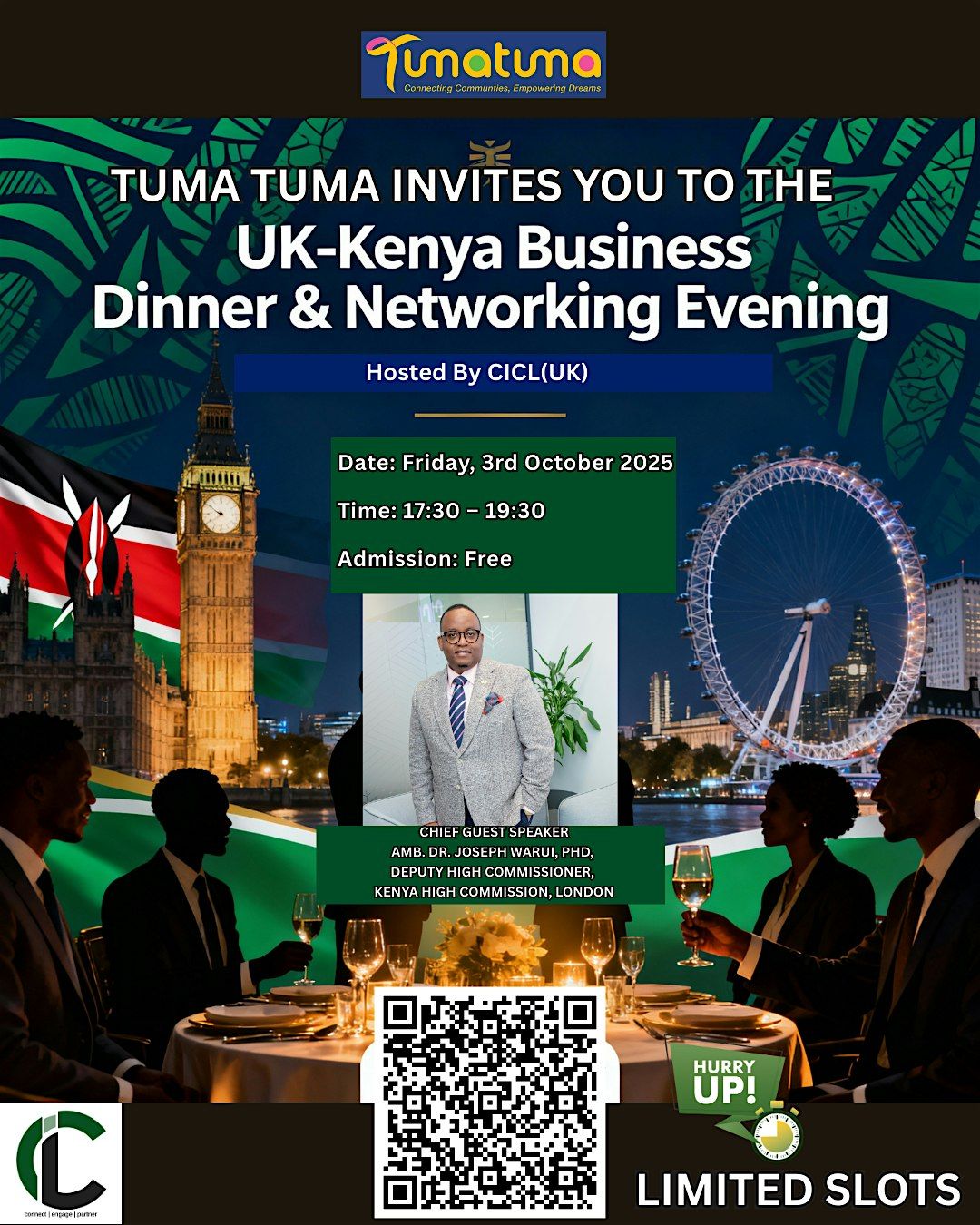 UK–Kenya Business Dinner & Networking Evening (London, 3rd Oct 2025) | Event in London | AllEvents