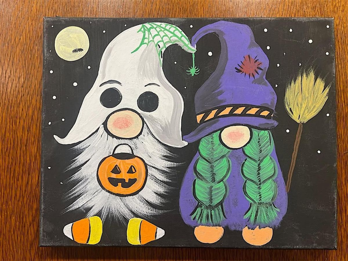 Halloween Gnome Canvas Workshop - KID FRIENDLY! AM | Event in Staten Island | AllEvents