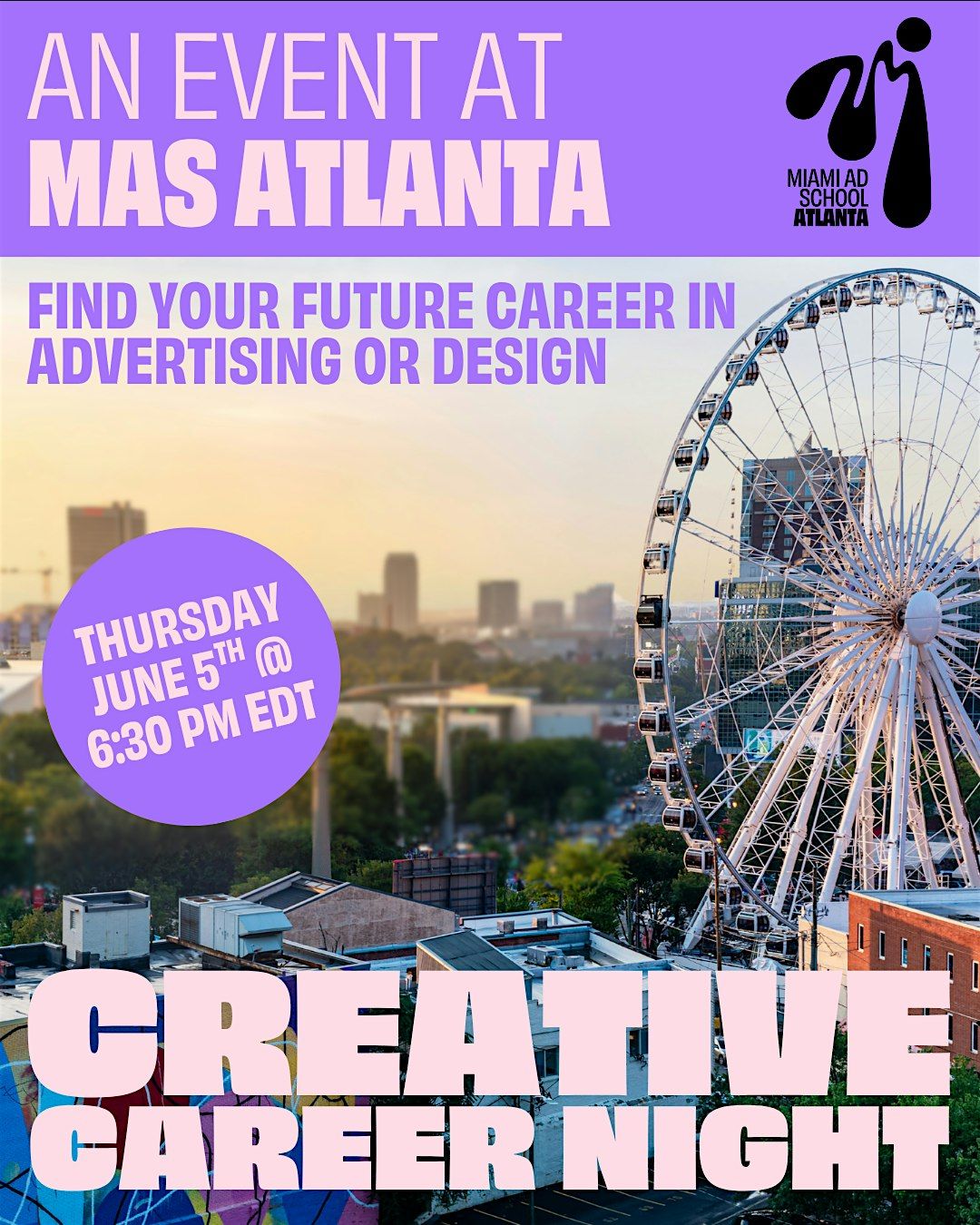 Creative Career Night - Miami Ad School ATLANTA CAMPUS | Event in Atlanta | AllEvents