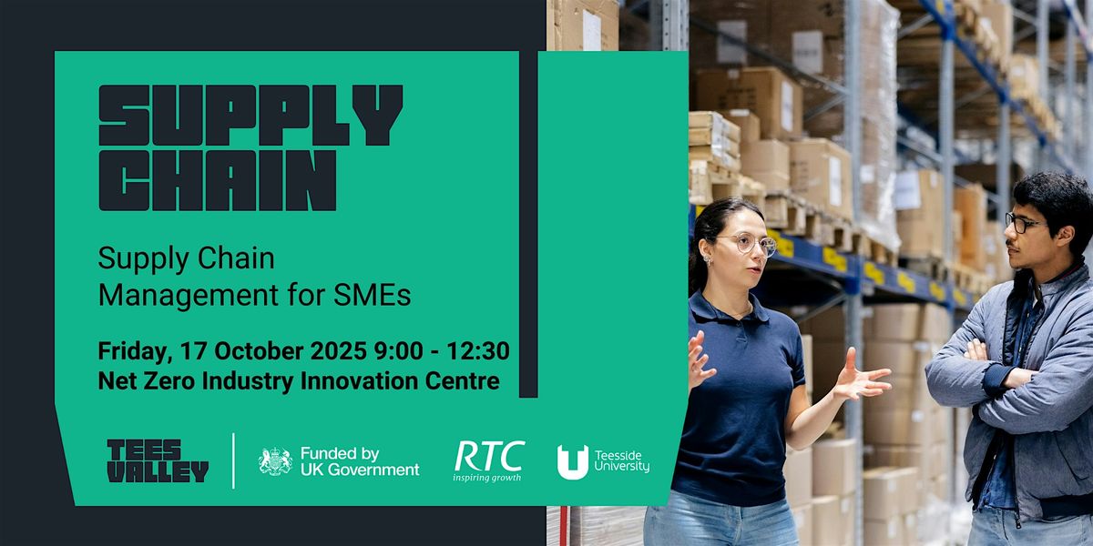 Supply Chain Management for SMEs | Event in Middlesbrough | AllEvents