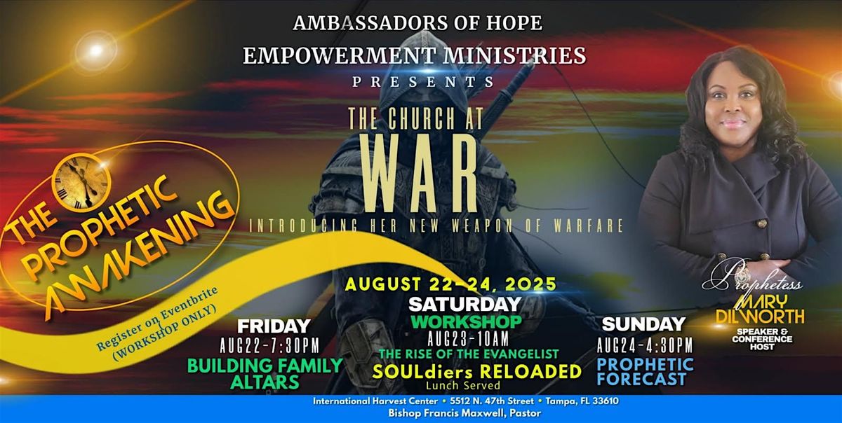 The Prophetic Awakening 2025, 23 August | Event in Tampa | AllEvents