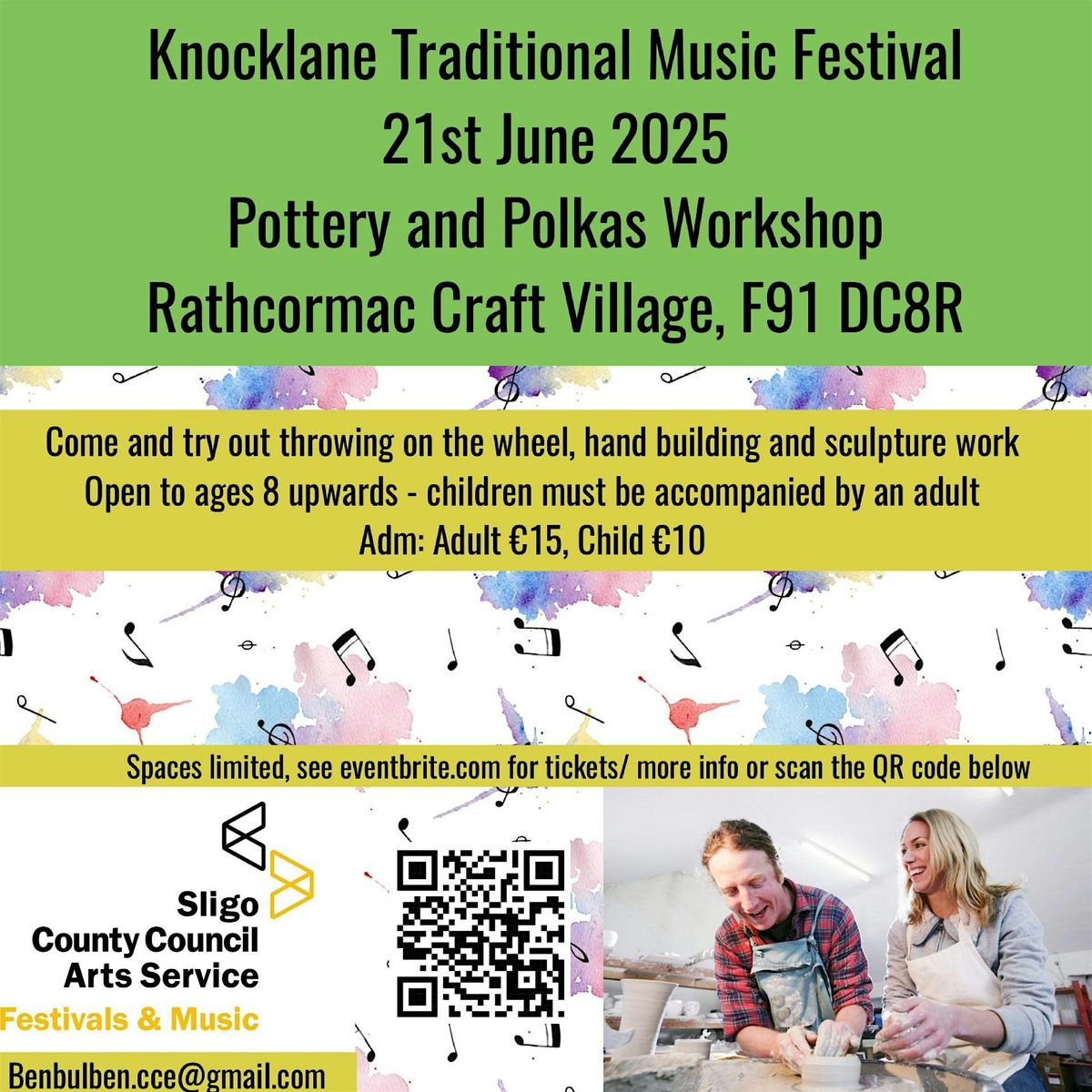 Pottery and Polkas, 21 June | Event in Sligo | AllEvents