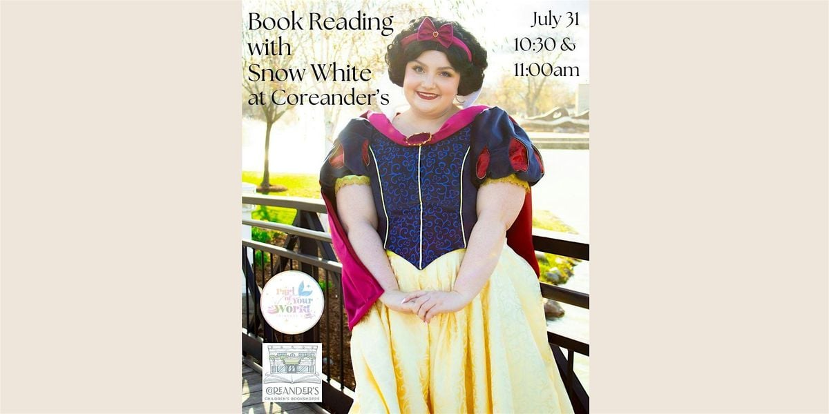 Book reading with Snow White 11:00 am, 31 August | Event in Grosse Pointe | AllEvents