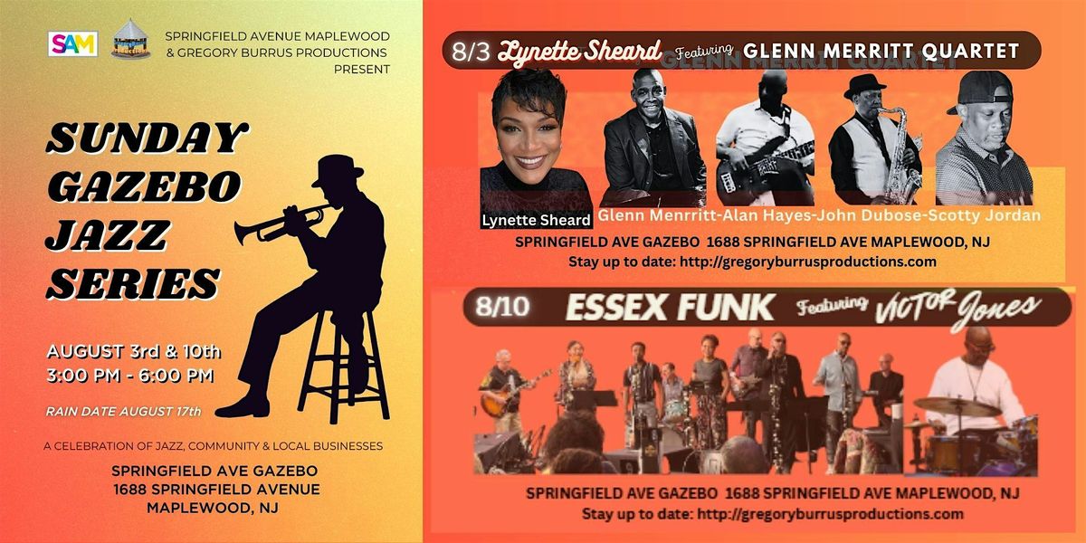 Essex Funk feat. Victor Jones in Sunday Gazebo Jazz Series at the Maplewood, 10 August | Event in Maplewood