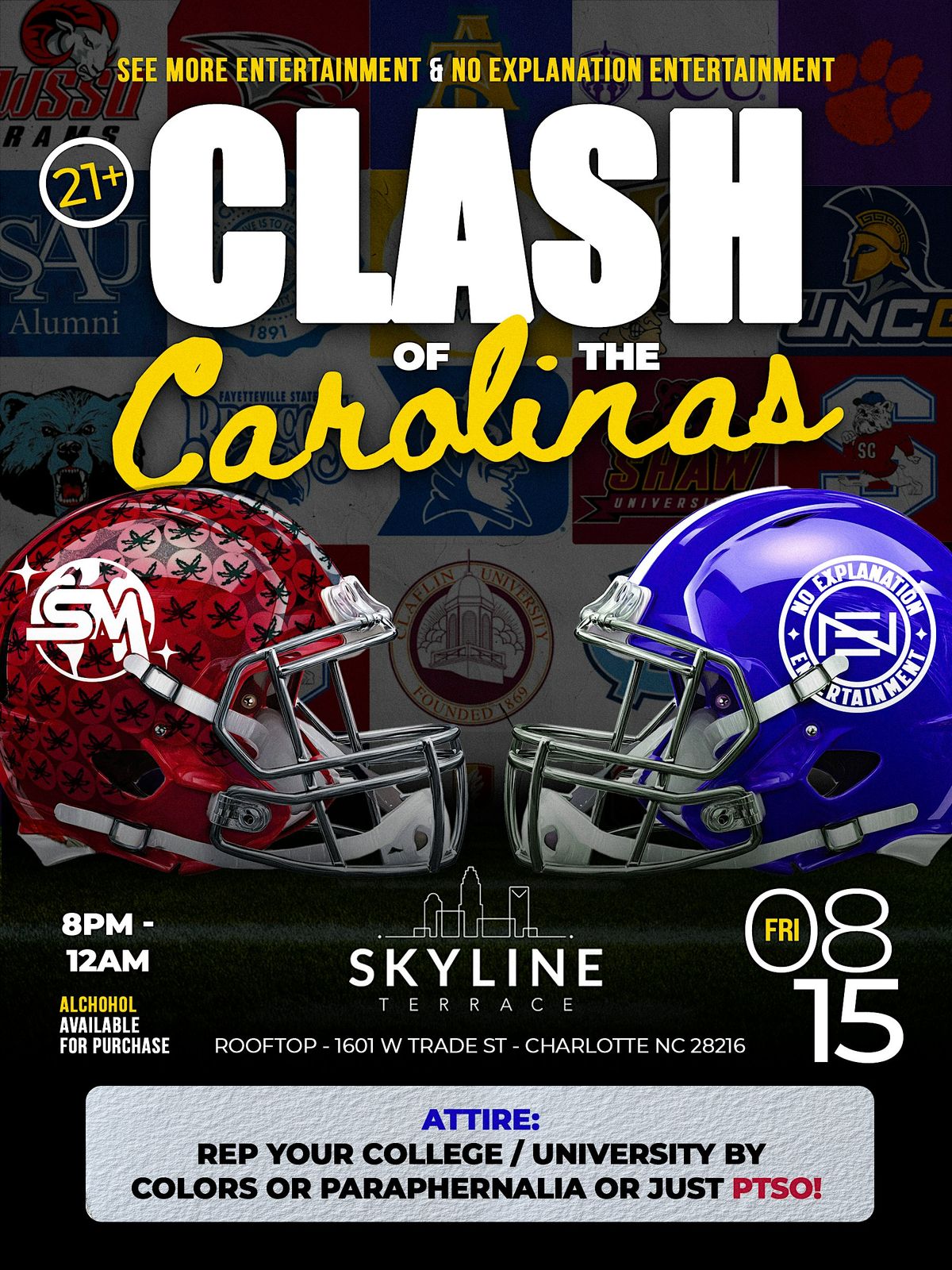 Clash Of The Carolinas, 15 August | Event in Charlotte | AllEvents