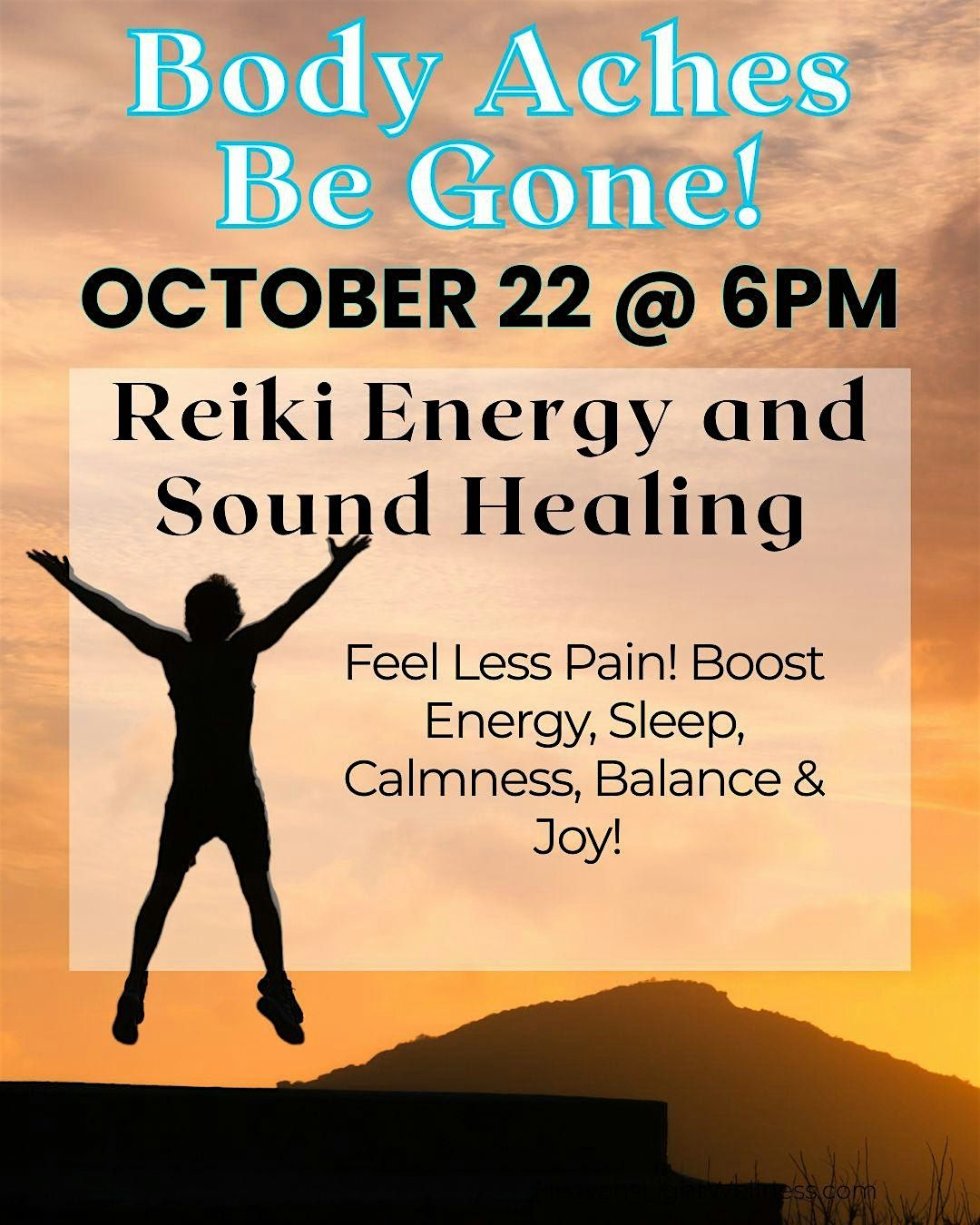 Body Aches be Gone! October, 22 October | Event in Scottsdale | AllEvents