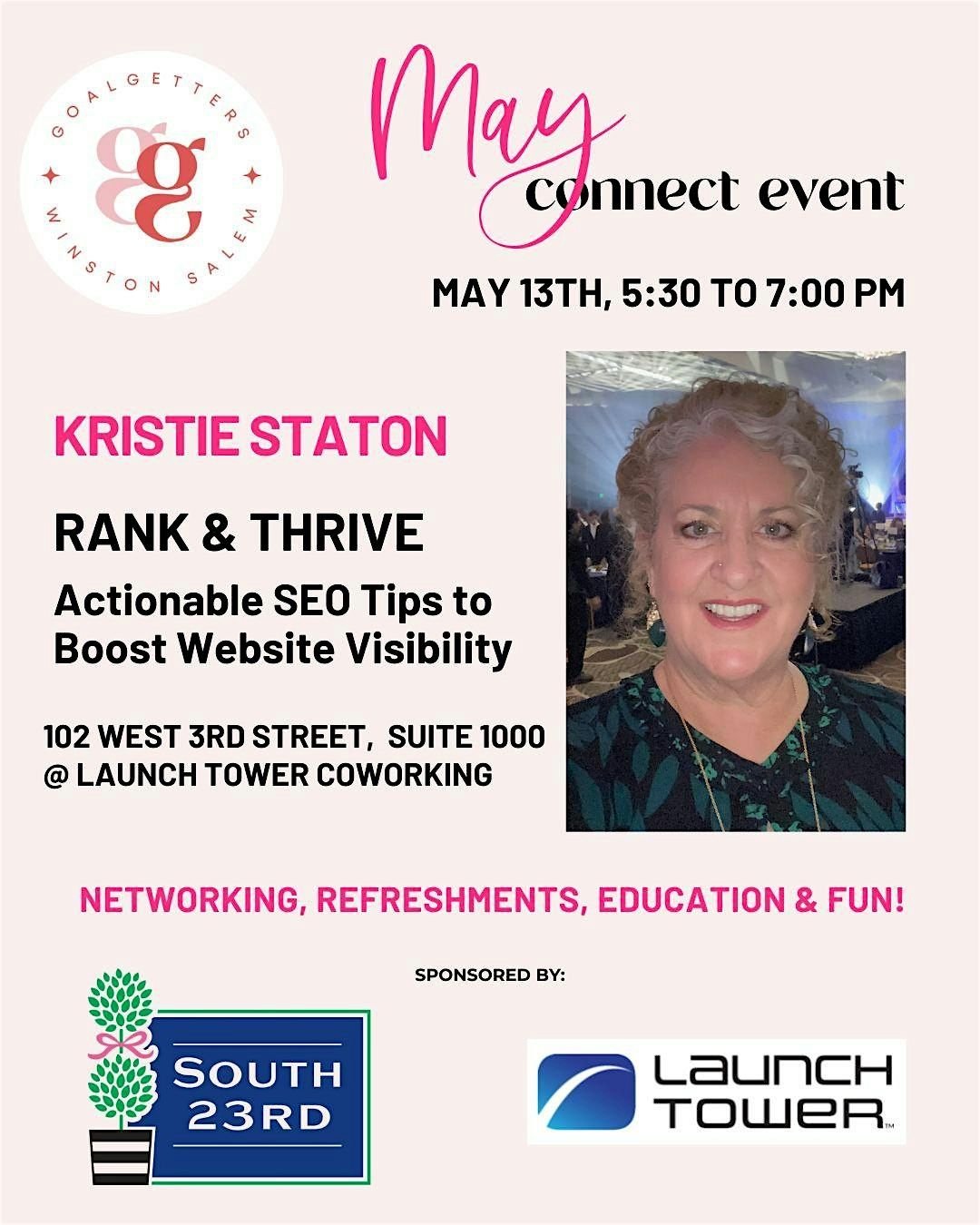 Goalgetters May 2025 Connect Event | Event in Winston-Salem | AllEvents
