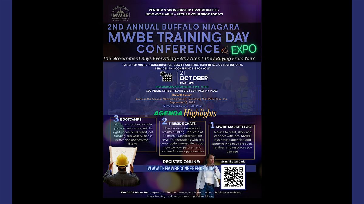 The 2nd Annual Buffalo Niagara MWBE Training Day Conference, 21 October | Event in Buffalo | AllEvents