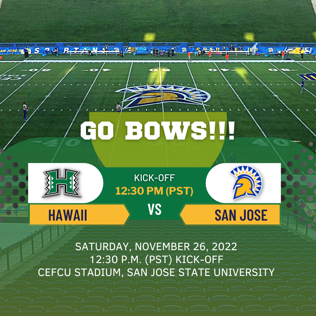 Hawaii Rainbow Warriors at San Jose State Spartans Football at CEFCU Stadium, 1 November | Event in San Jose