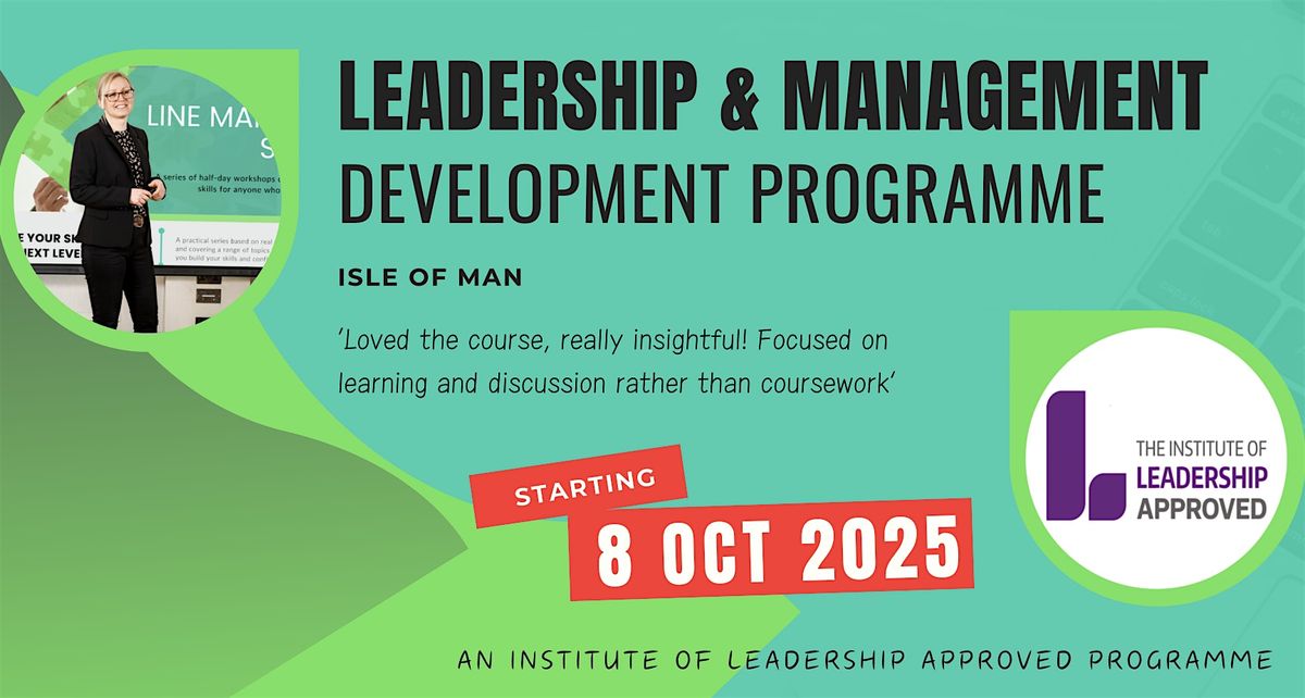 Leadership & Management Development Programme, 8 October | Event in Ballig | AllEvents