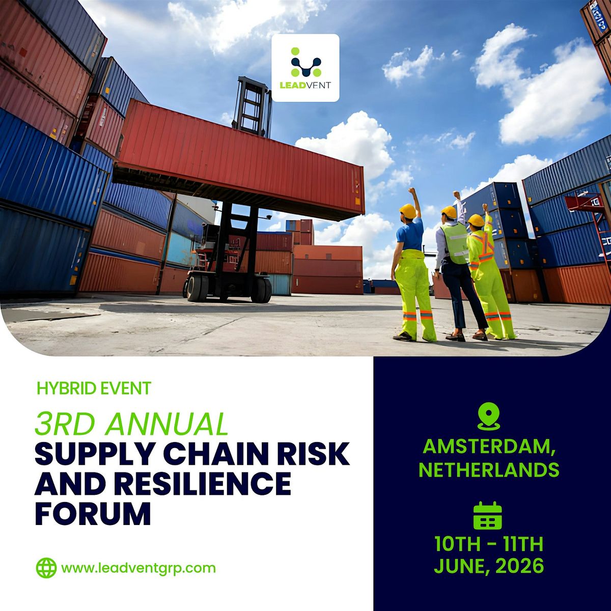 3rd Annual Supply Chain Risk and Resilience Forum, 10 June | Event in Amsterdam | AllEvents