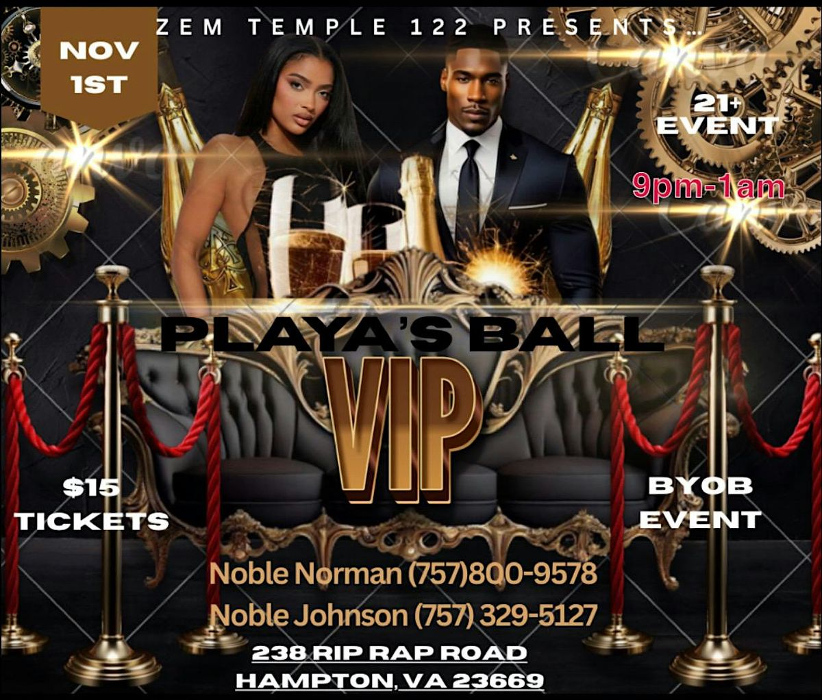 ZEM TEMPLE PLAYAS BALL, 1 November | Event in Hampton | AllEvents
