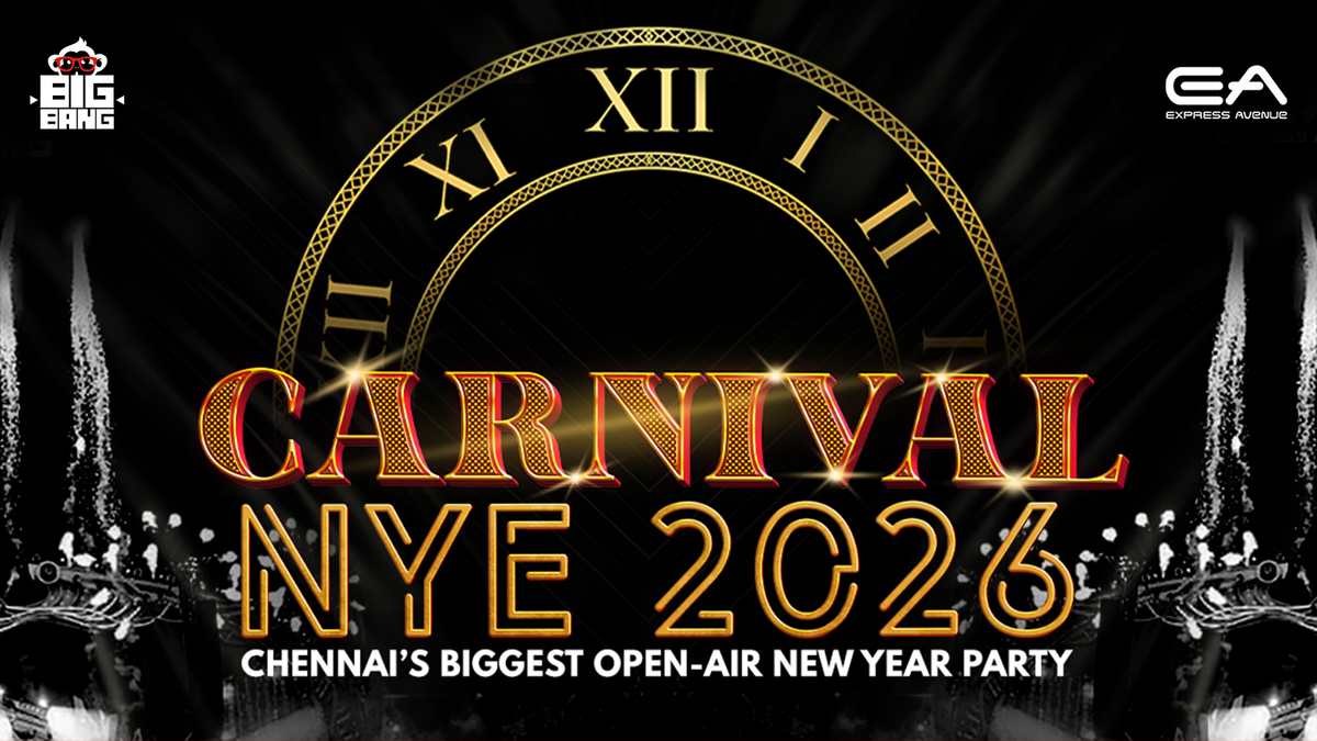 Carnival NYE 2026 at EA Mall, 31 December | Event in Chennai | AllEvents
