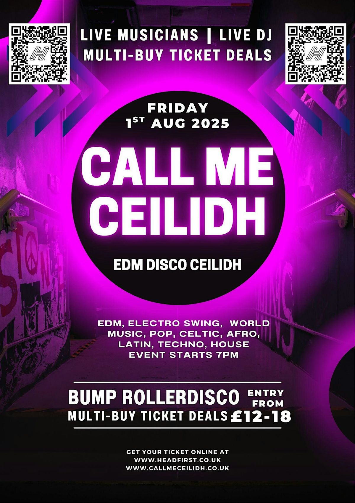 Call Me Ceilidh - EDM DISCO CEILIDH, 1 August | Event in Saint Jude's | AllEvents