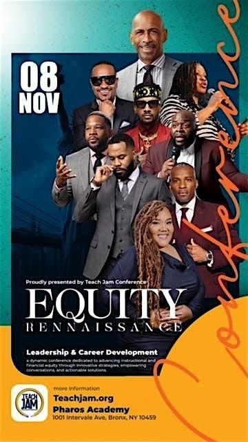 Teach Jam Presents: The Equity Renaissance, 8 November | Event in The Bronx | AllEvents