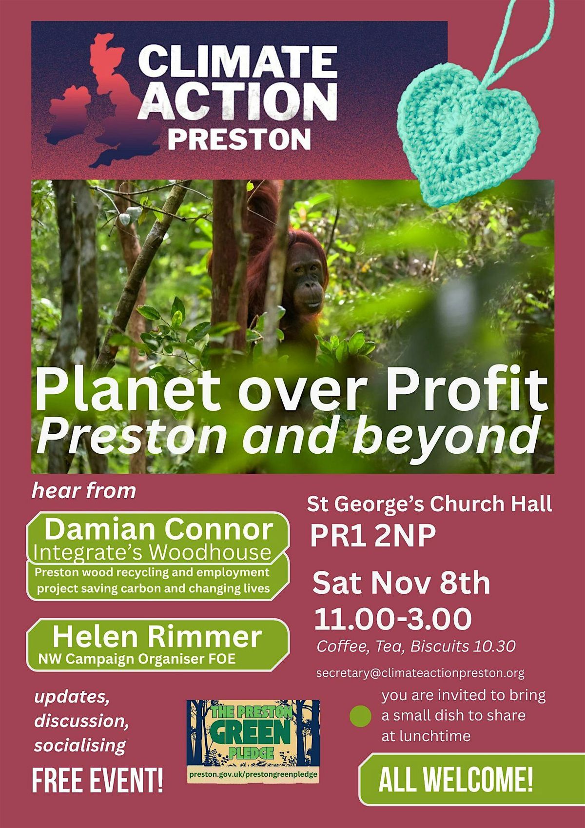 Planet Over Profit - Preston and beyond, 8 November | Event in Preston | AllEvents
