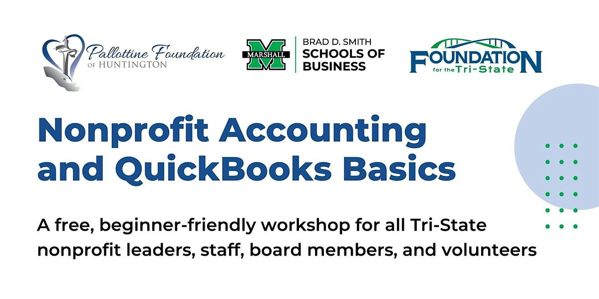 Nonprofit Accounting and QuickBooks Basics, 7 November | Event in Huntington | AllEvents