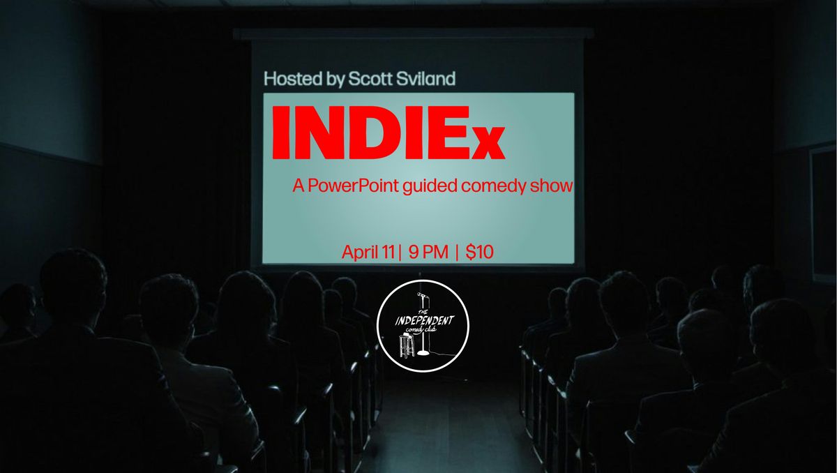 STANDUP | INDIEx: A PowerPoint guided comedy show, 10 October | Event in Hamtramck | AllEvents