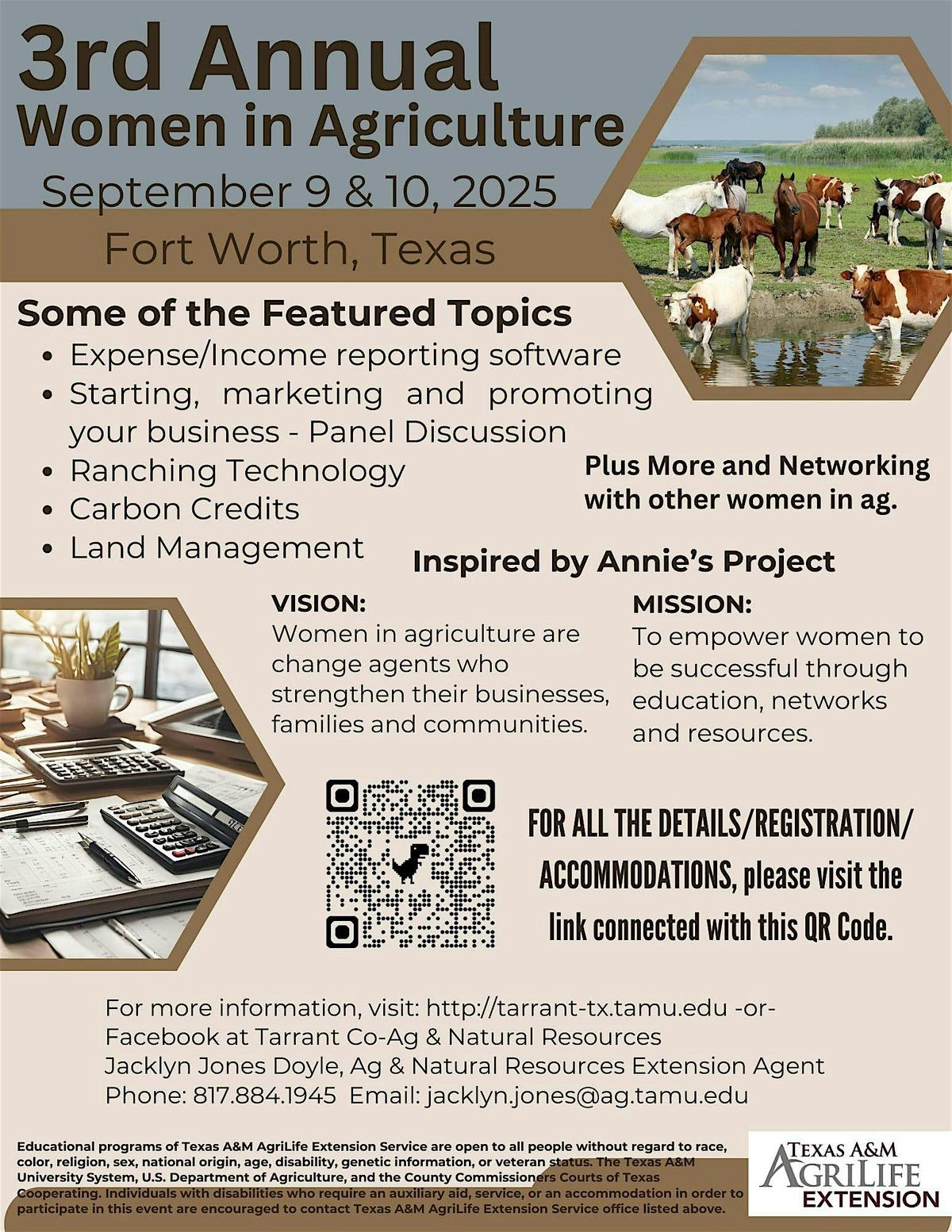 3rd Annual Women in Ag Conference, 9 September | Event in Fort Worth | AllEvents