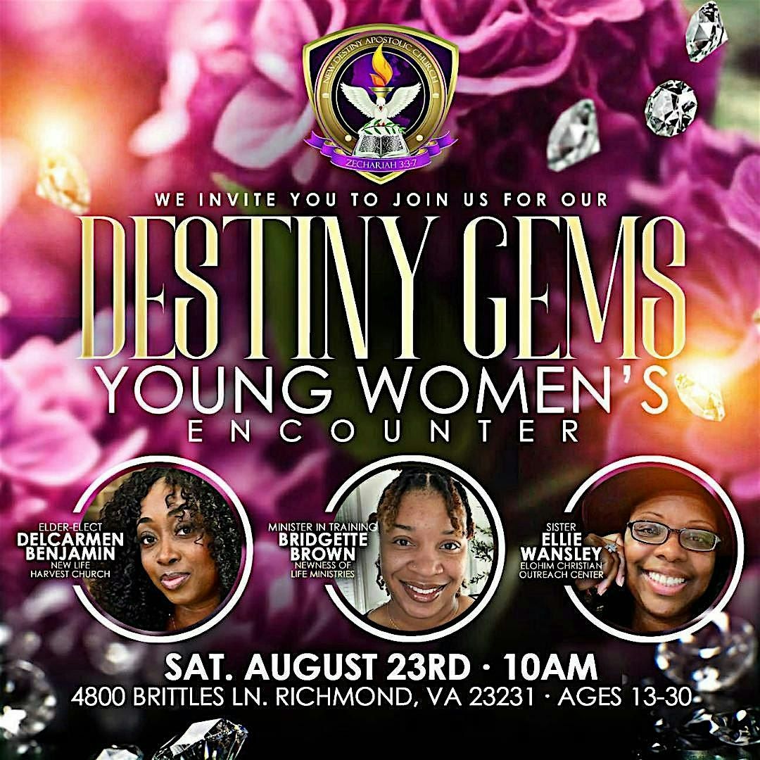 DESTINY GEMS, 23 August | Event in Richmond | AllEvents