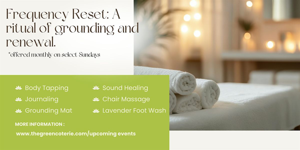 Frequency Reset: A Monthly Ritual of Grounding and Renewal | AllEvents