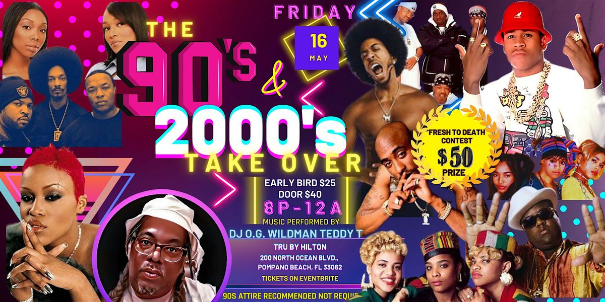 90’s & 2000’s Takeover Throwback Party, 16 May | Event in Pompano Beach | AllEvents