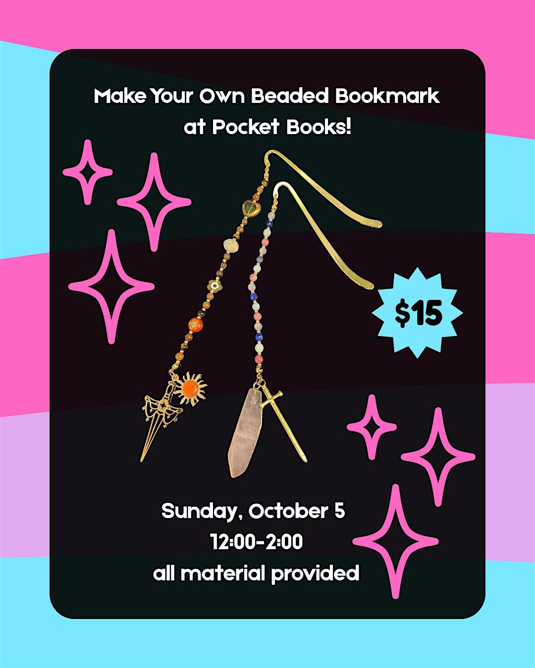 Make Your Own Beaded Bookmark at Pocketbooks!, 1 November | Event in Lancaster | AllEvents